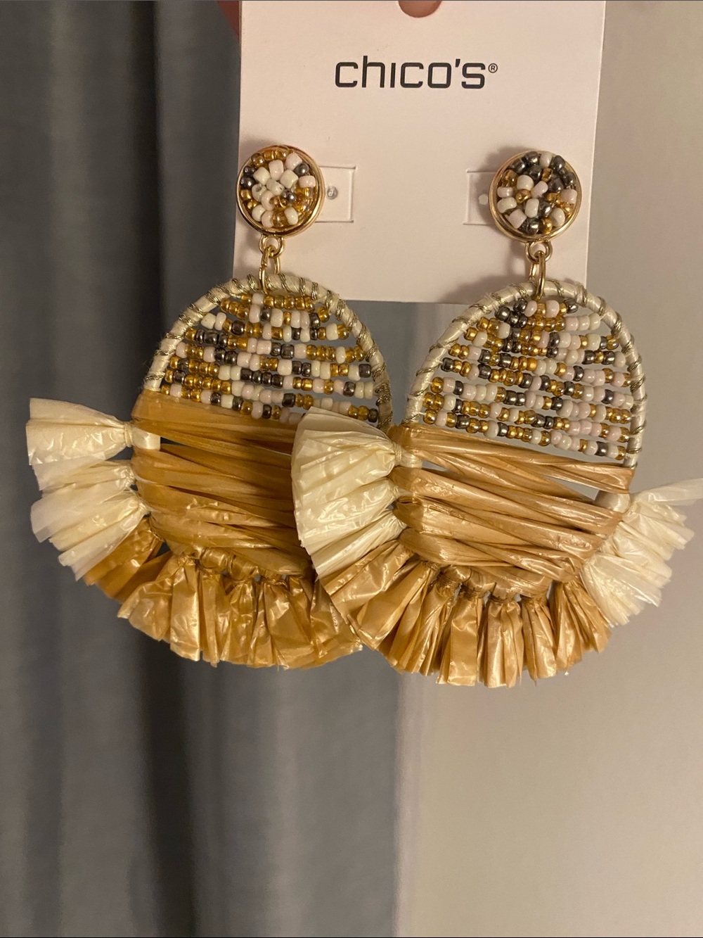 Chico's Statement Earrings MSRP $40 each